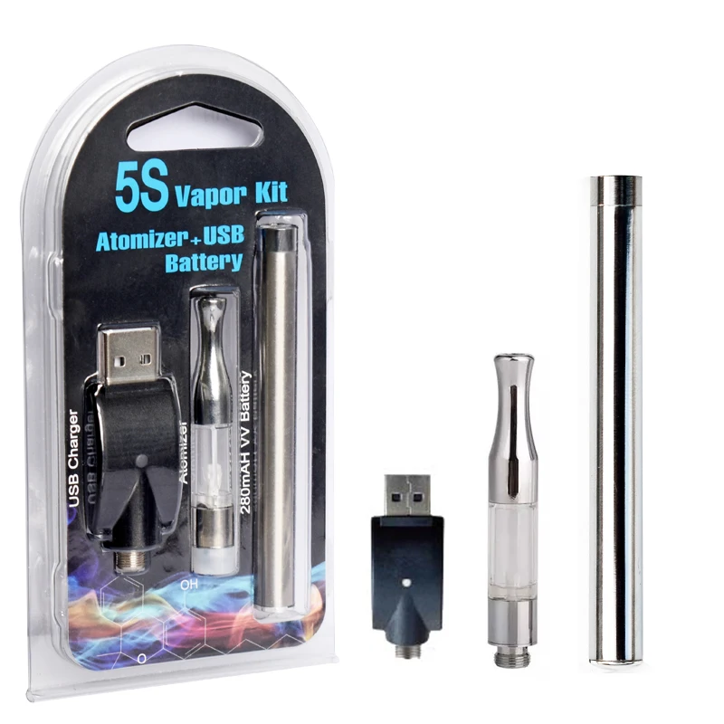 2018 5S комплект для вейпера мини блистерная Vape ручка C6 510 Батарея O электронная