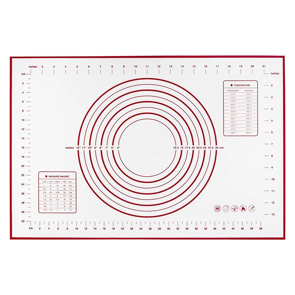Большой силиконовый коврик для выпечки антипригарный вкладыш противни