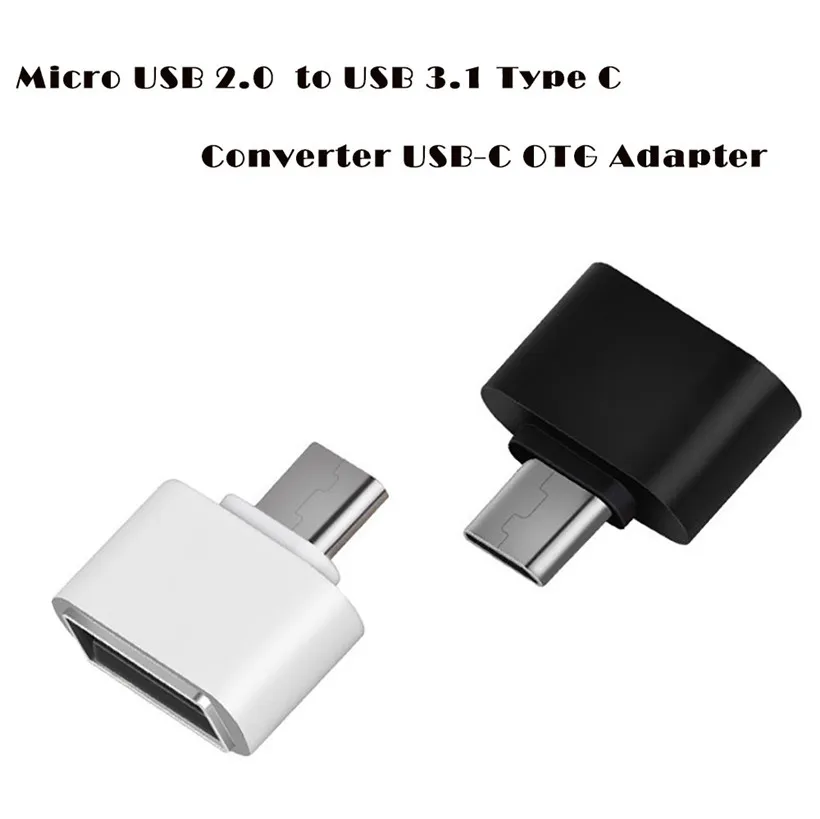 Улучшенный 2018 Новый адаптер кабель Micro USB 2 0 Женский к 3 1 Тип C Мужской конвертер OTG