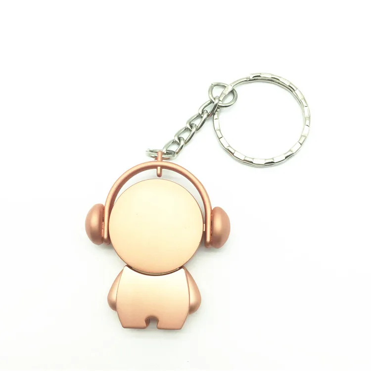 Custom LOGO милый металлический флеш накопитель 32 ГБ/64 ГБ музыкальный человек USB 4 8 16