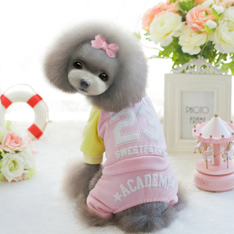 Вязаная одежда для собак зимний свитер милый жилет из хлопка модная щенков Труи