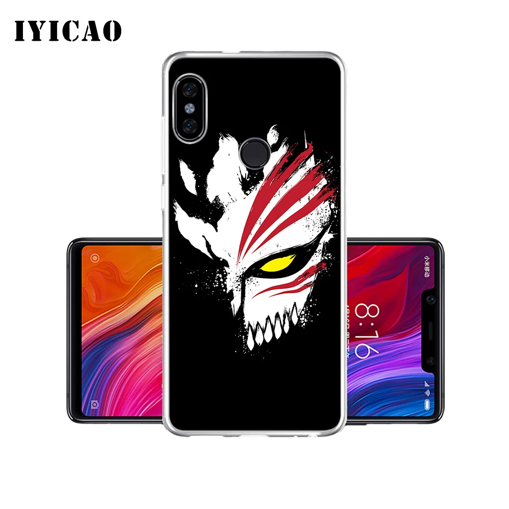 IYICAO BLEACH ichigo маска мягкий силиконовый чехол для телефона Xiaomi Mi 9 8 SE 6 A1 A2 Lite F1 MIX2S MIX3