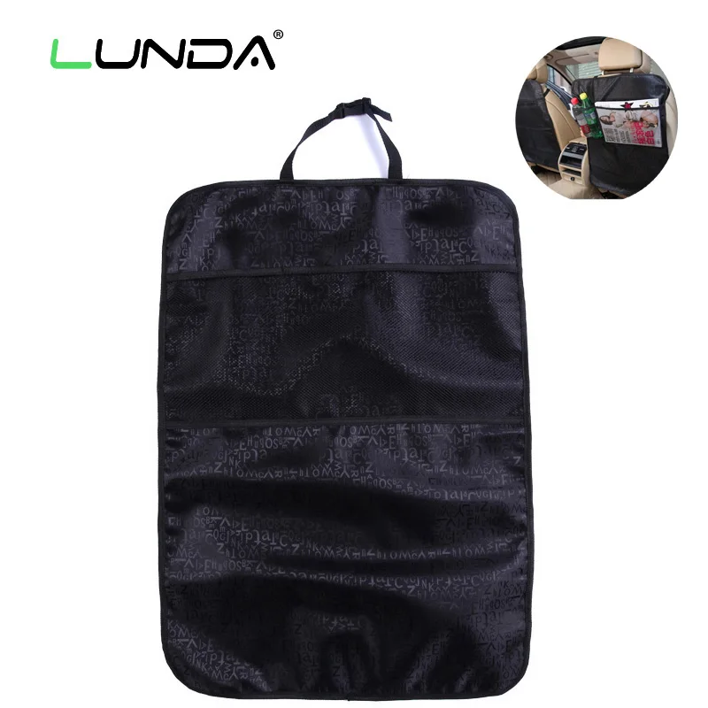 LUNDA Kick Mats задние Защитные чехлы для сидений органайзер хранения Карманный чехол