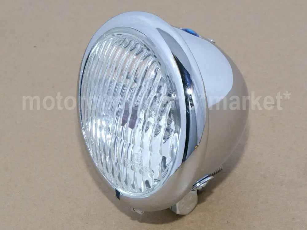 12V мотоциклов Запчасти круглое кольцо Винтаж фар высокого ближнего света для Harley