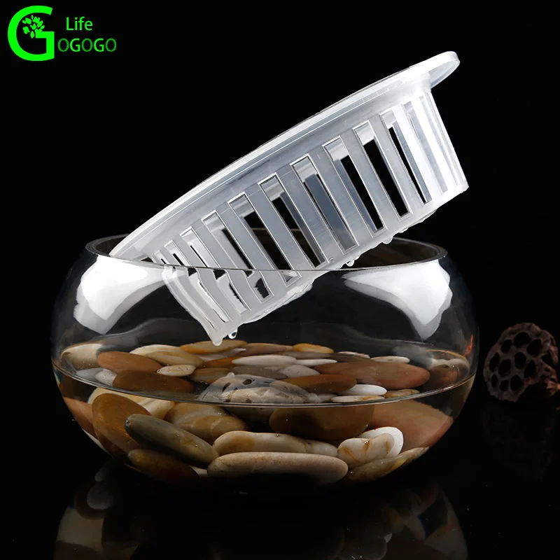 1 шт. стеклянные вазы Настольный аквариум для рыб водный горшок растений