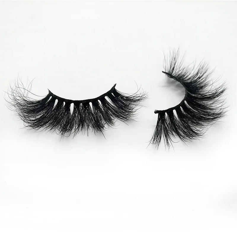 100% Искусственные норковые ресницы крест-накрест натуральные Поддельные Длина с