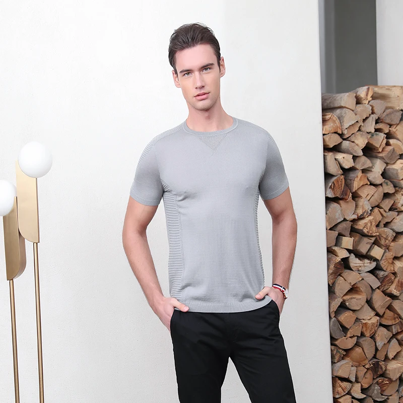 

ZHILI 2019 Summer Casual Men's T-Shirt