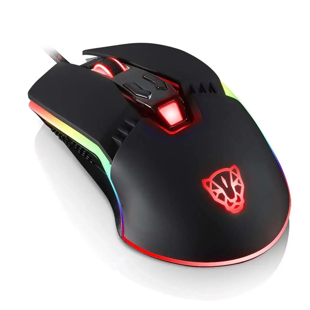 E sports игровая проводная мышь dpi настраиваемая RGB 1 8 M мыши с подсветкой для 1x