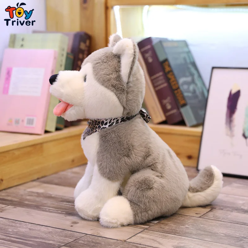Собака Хаски чучела Кукла Плюшевая Игрушка тройник дети собака для любимой