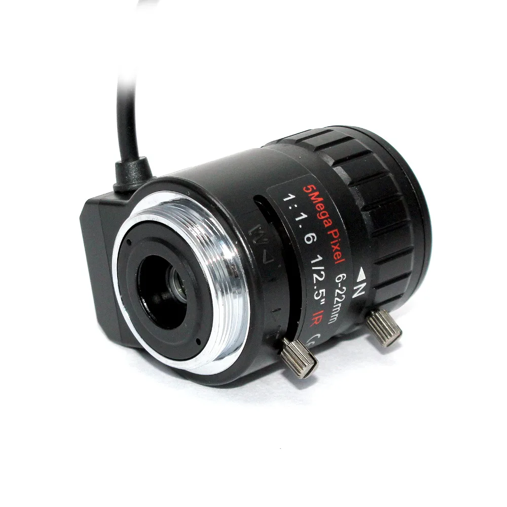 5MP 1/2.5 &quot6 22 мм F1.6 IR ручной варифокальный DC Авто Iris CCTV Объектив CS Mount для всех