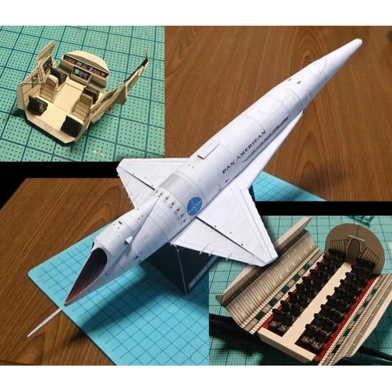 Бумага Ремесло 2001: космическая Одиссея Орион III космический корабль 3D бумажная