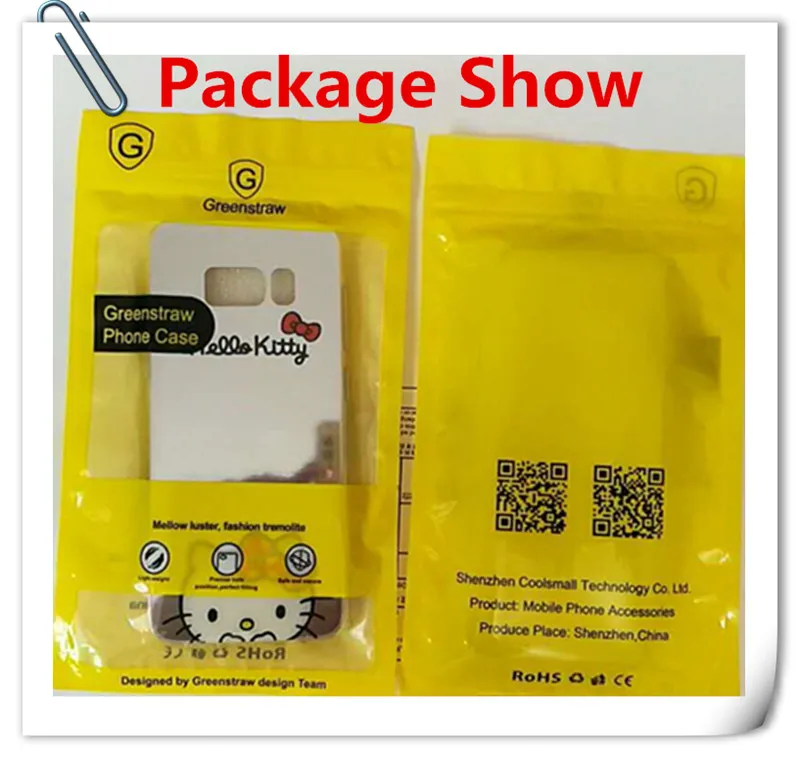 Note 8 note 9 For Samsung S9 Case Mirror Cartoon Hello Kitty Ring Holder Phone Plus S8 | Мобильные телефоны и аксессуары