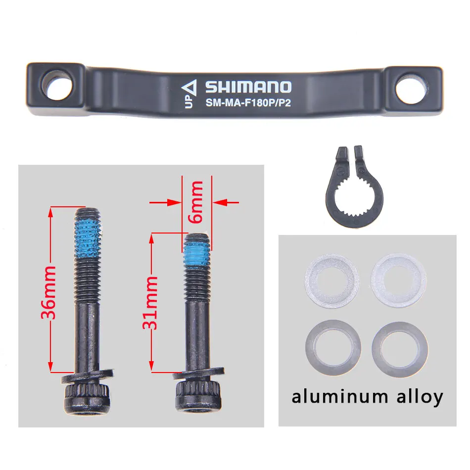 SHIMANO SM-MA-F180P/P2 тормозной диск Сверхлегкий кронштейн PM столб адаптер для 180 мм 7