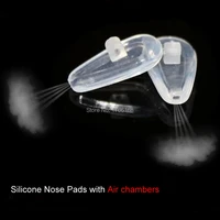250pairs 12mm 14mm super soft air chamber silicone nose pads for optical eyewear glasses accessories screw in push in