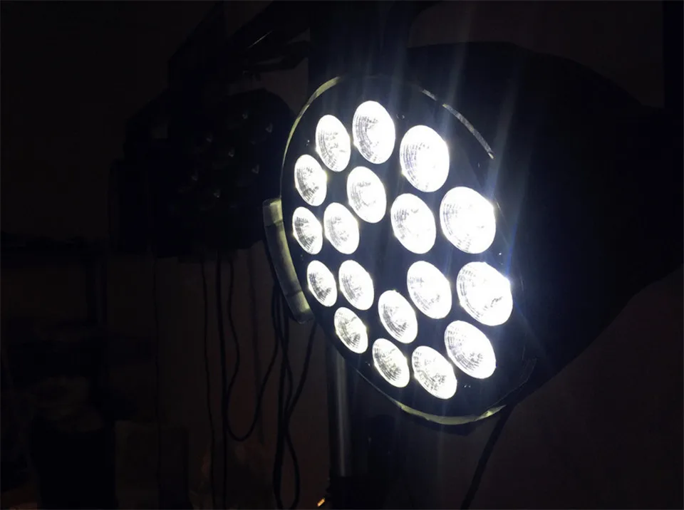 Алюминиевый светодиодный прожектор 18x12 вт RGBW 4 в 1 | Лампы и освещение