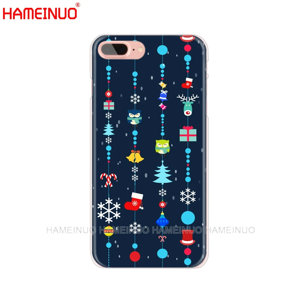 Чехол для мобильного телефона HAMEINUO с милой совой на Рождество зиму новый год iphone X