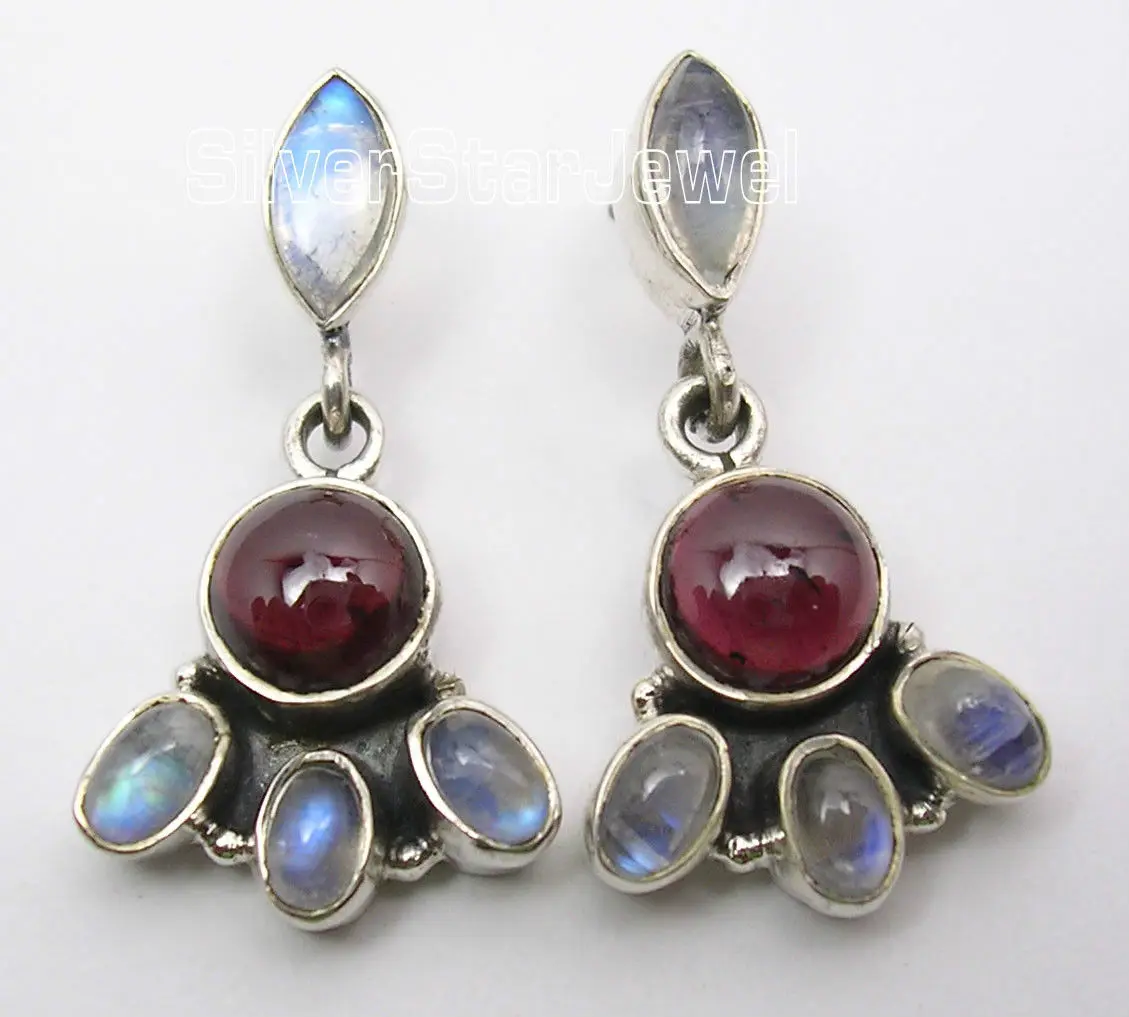 Серебряный аметистами и Перидотом S earrings1 пара серьги Религия ювелирные изделия вариации