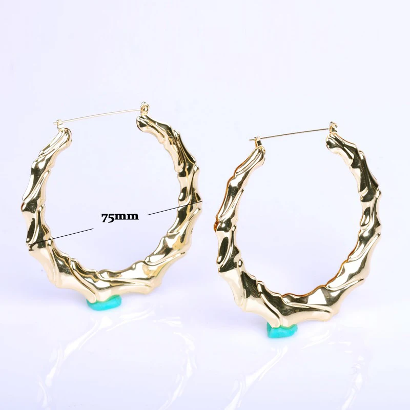 Большие серьги-кольца для женщин Модная бижутерия жен баскетбола горячая