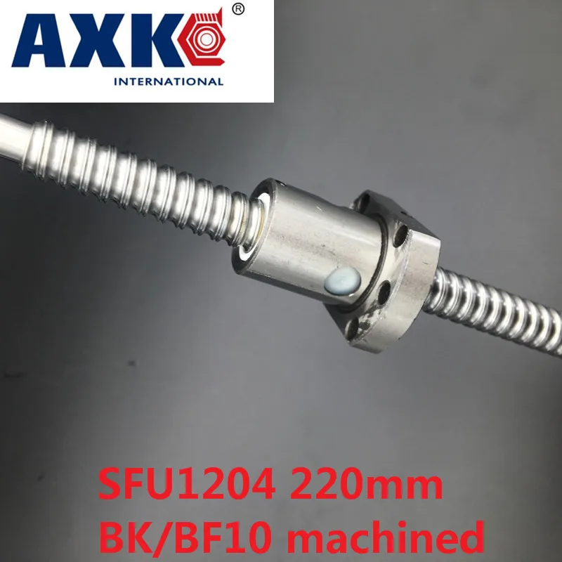 Линейный рельс Axk Бесплатная доставка Sfu1204 220 мм шариковый винт с одной шариковой