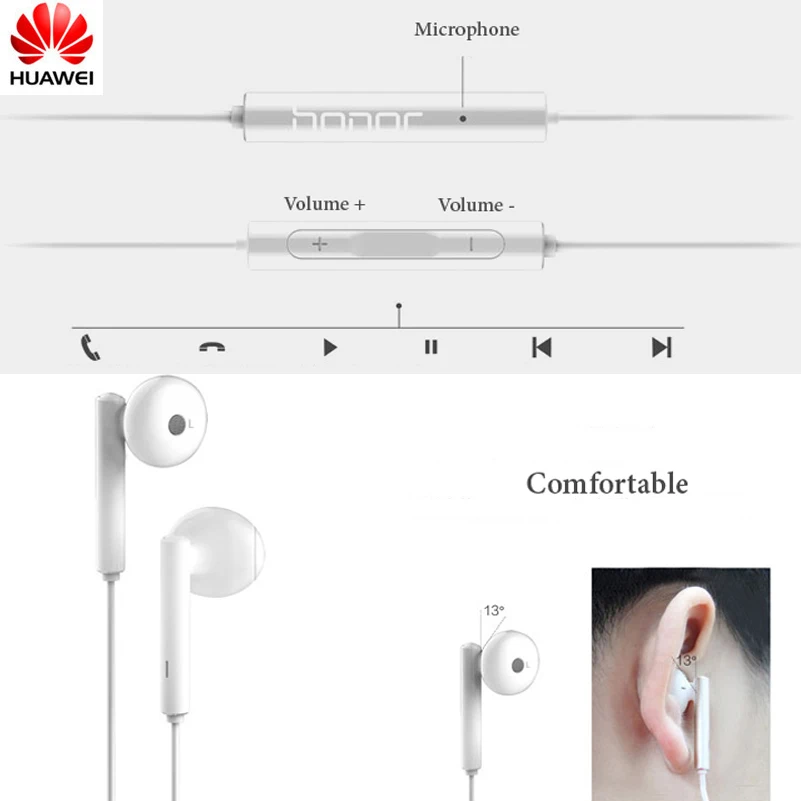 Huawei am116 наушники Honor AM115 Mic 3,5 мм/Тип c гарнитура для P8 P9 P10 P20 Pro Коврики, 7, 8, 9, 10, 20 Pro 20x Honor 7 8 V8