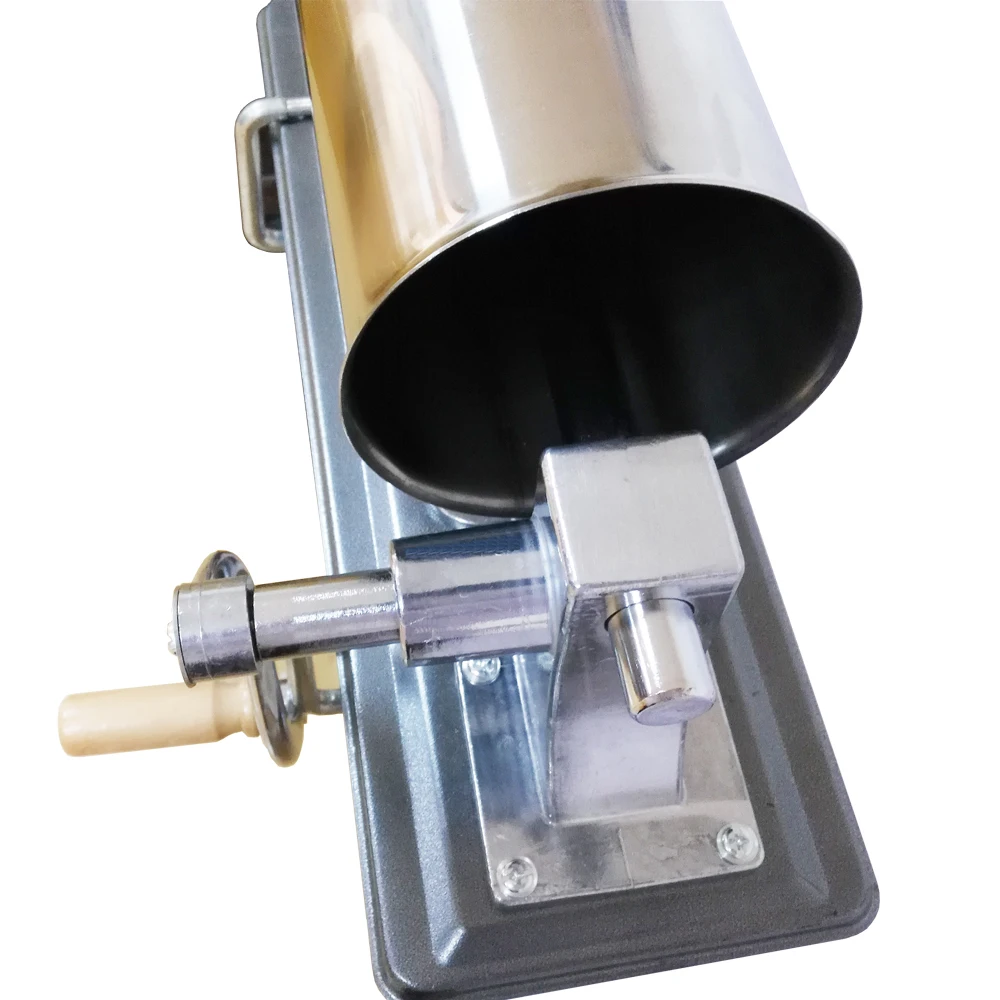 4L ручной горизонтальный колбасный шприц Наполнитель из нержавеющей стали