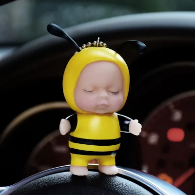 Мультфильм Kiki Банни подражать Спящая кукла брелок Для женщин металлические