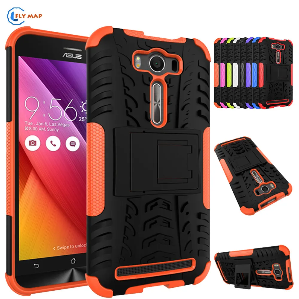 Coque For ASUS Zenfone 2 Laser ZE500KL ZE 500KL ZE500 KL Plastic Box Silicone TPU Bracket Phone Case ASUS_Z00ED Z00ED Cover |