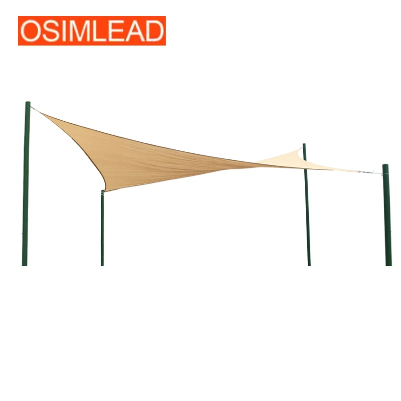 OSIMLEAD высококачественный 3*3 м 100% натуральный HDPE солнцезащитный парус | Дом и сад