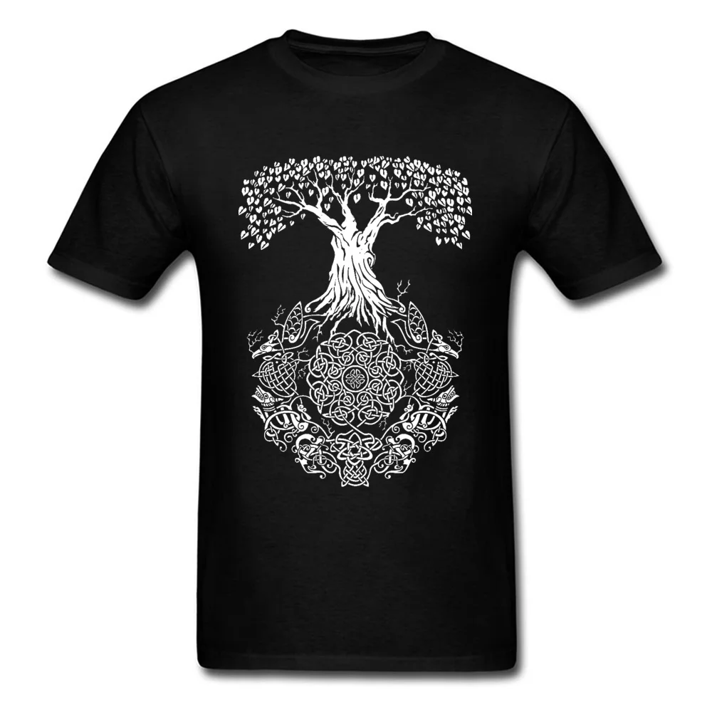 

Tree of Life Vikings Valhalla OM Tshirt Odin Ragnar Lodbrok Autumn Tops & Tees Die In Battle Plant Mandala Tree New T Shirt Men