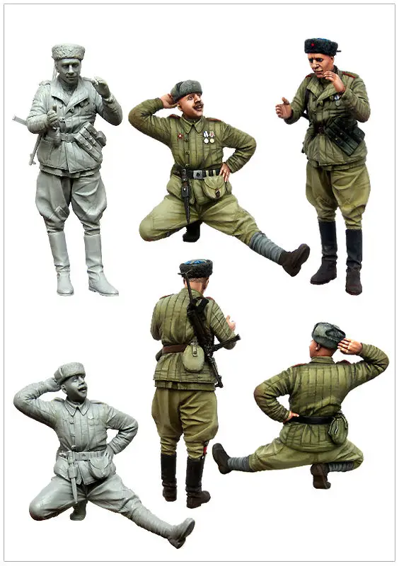 [Tuskmodel] масштаб 1 35 наборы фигурок из смолы советский во время отдыха | Игрушки и