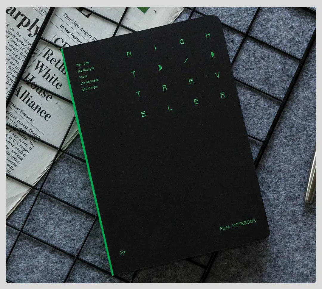 4-цветный ноутбук Xiaomi Youpin kinbt Walker Series B6 может быть написан на плоской 180 градусов четыре внутренних страницы офисный блокнот