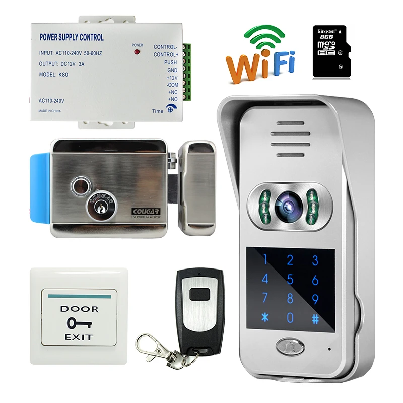 Бесплатная доставка новый код/клавиатура беспроводной Wifi 720P 1 0 MP наружный видео