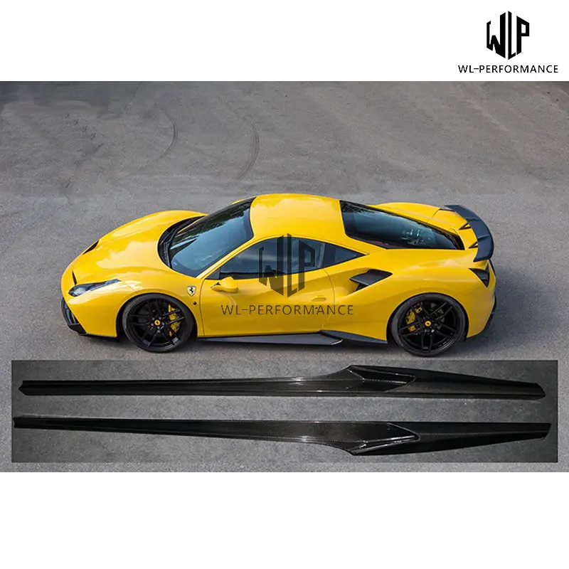 Комплект из 488 Гбт кузова высококачественный сплиттер спереди и сзади