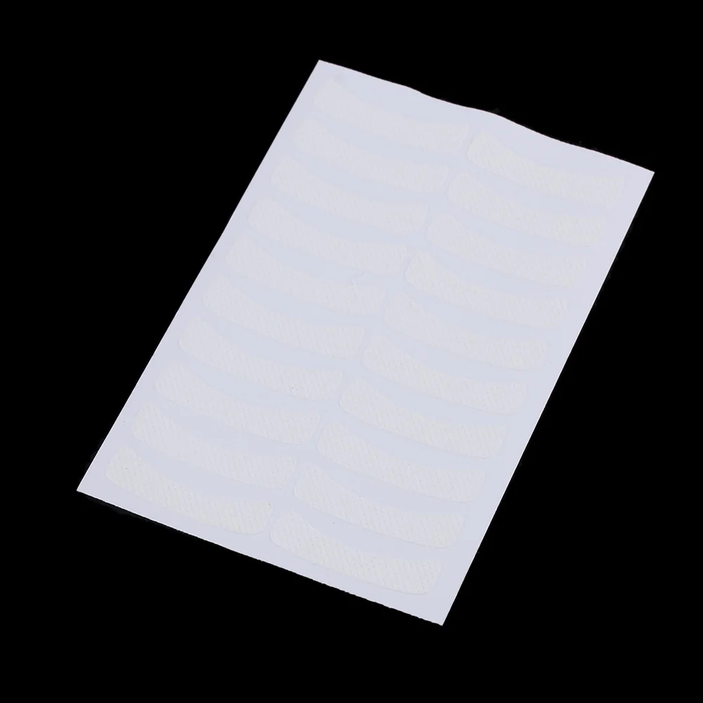 100 шт./упак. белый глаз ресниц ткани колодки наклейки Патчи клейкая лента для