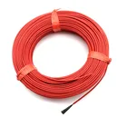 Инфракрасный нагревательный кабель для пола, 20 м, 12 к, 33 Ом, 2,0 мм, из углеродного волокна