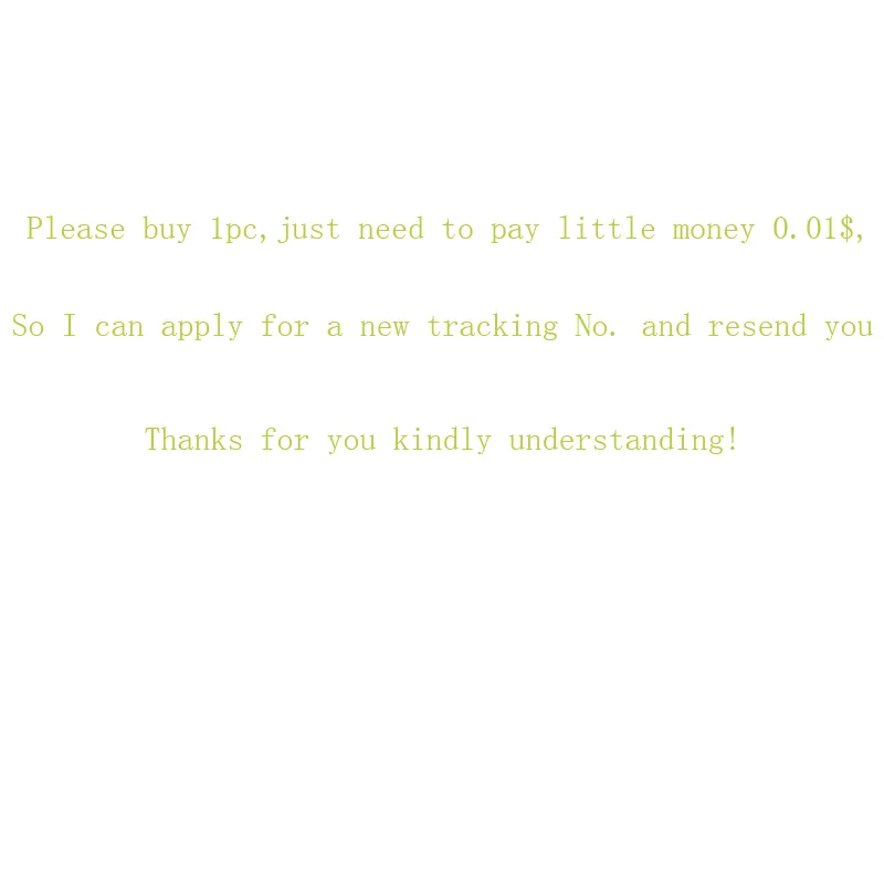 Пожалуйста обратите $0 01 поэтому я может применяться для новый номер отслеживания