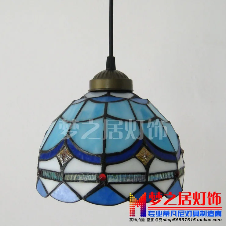 Year-end big promotion Tiffany Lighting / restaurant kitchen den entrance chandelier bar blue to the ocean |