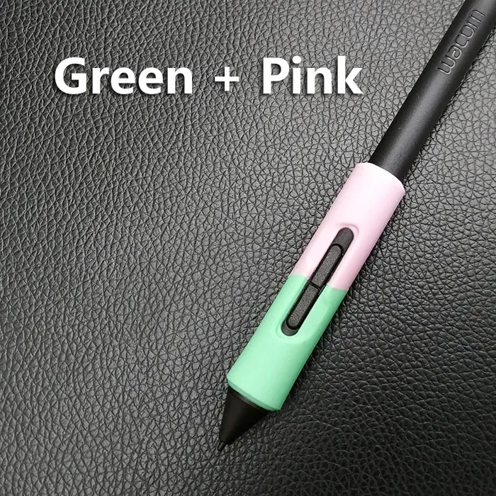 Green N Pink Универсальная ручка для ручки Wacom Tablets(LP-171-0K, LP-180-0S, LP-190-2K, LP-1100-4K). Не включает ручку на картинке - Цвет: Green N Pink