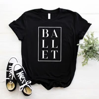 ballet square dance print women tshirt cotton casual funny t shirt for lady girl top tee hipster 6 colors drop ship na 107