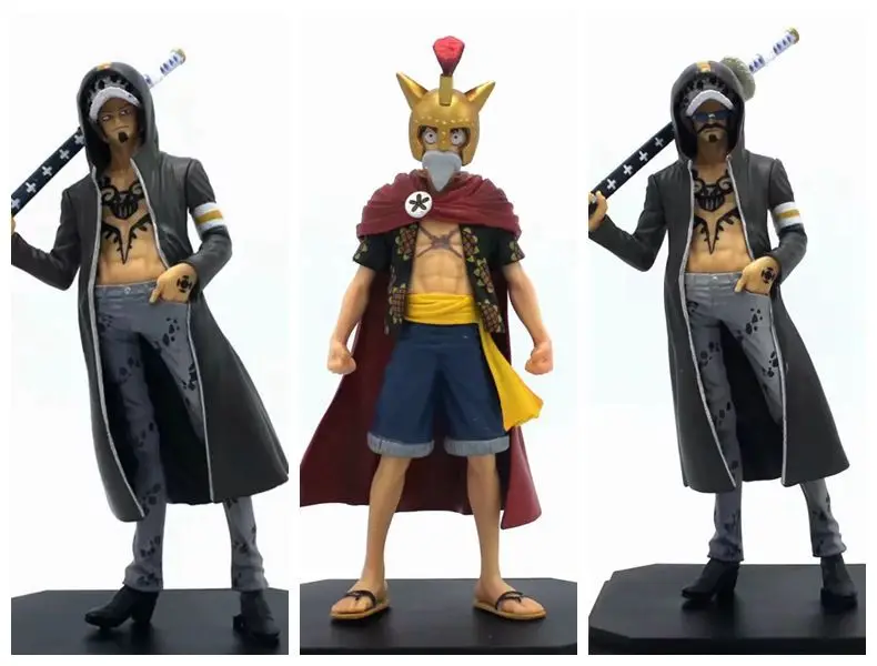19 5 см ПВХ японская аниме фигурка One Piece Dressrosa Гладиатор Обезьяна D. Luffy Trafalgar закон