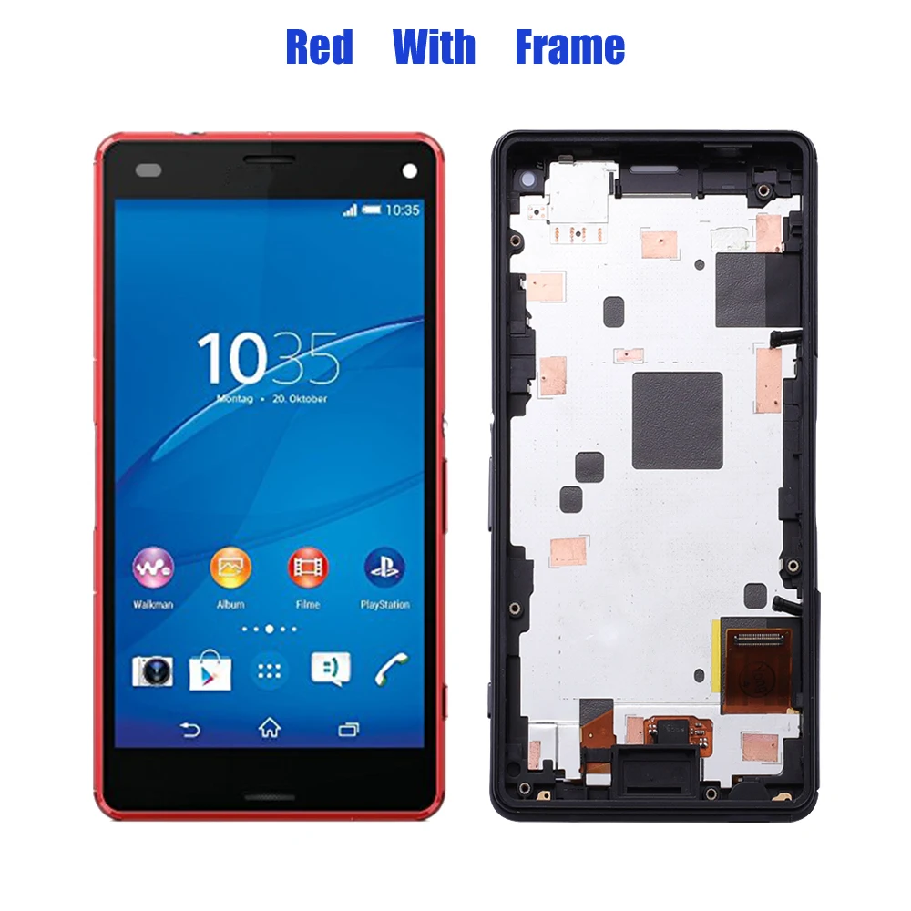 Для Sony Xperia Z3 Compact дисплей сенсорный экран дигитайзер сборка D5803 D5833 ЖК для Mini