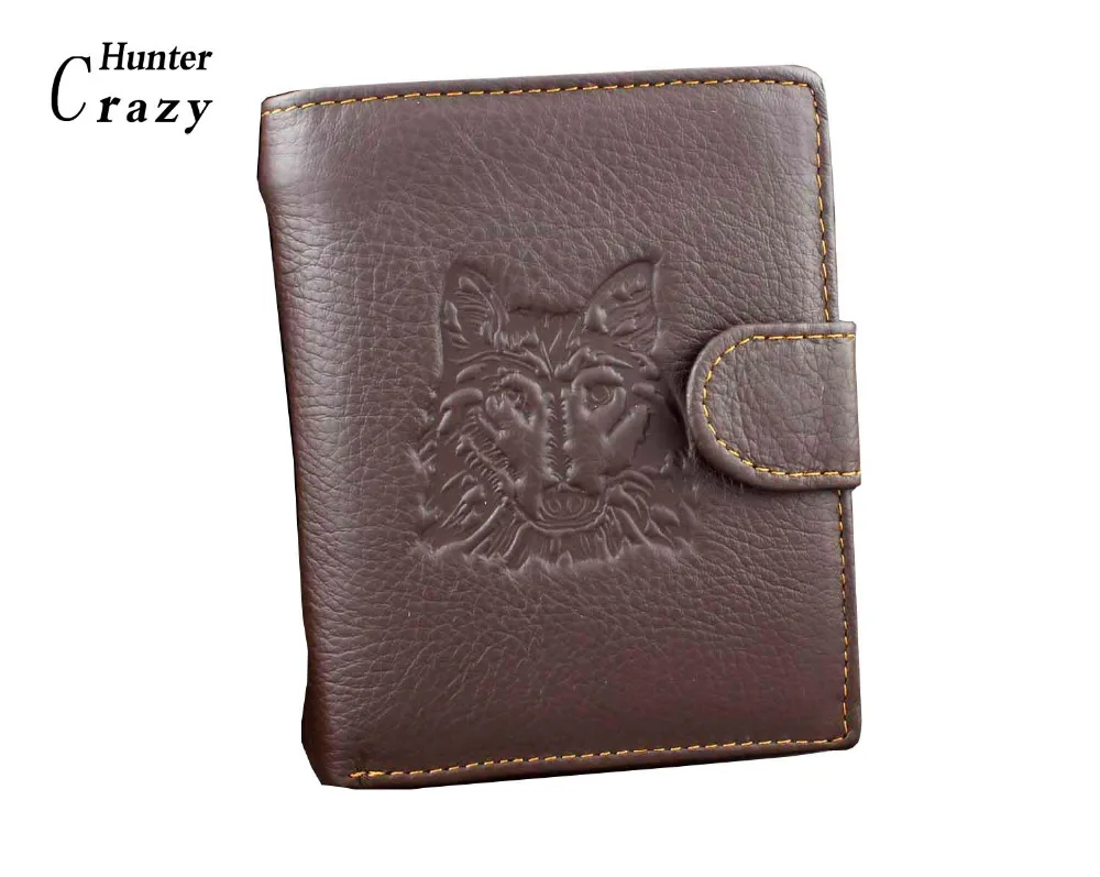 New Men's Genuine Leather Bifold Wallet Vintage Coin Purse Short Card Holder | Багаж и сумки