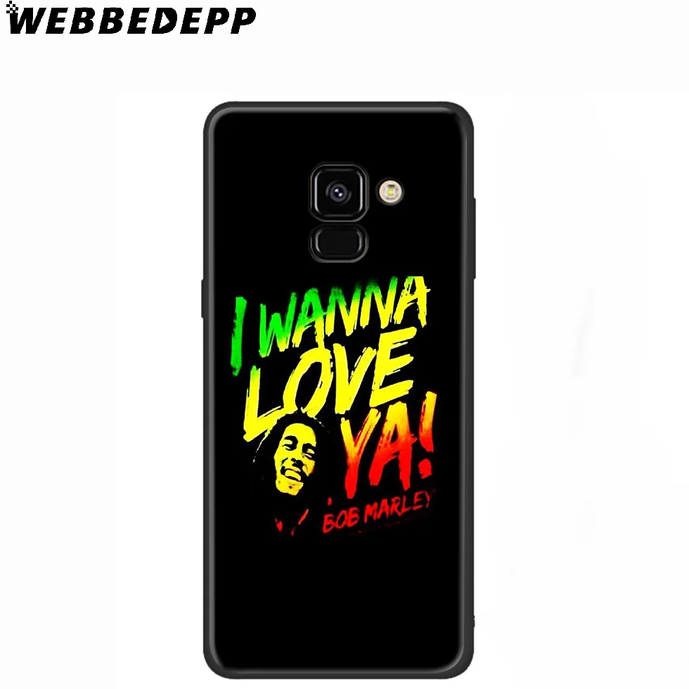 WEBBEDEPP Боб Марли силиконовый чехол для Samsung Galaxy A3 A5 A6 A7 A8 A9 A10 A20 A30 A40 A50 A70 M10 M20 M30 |