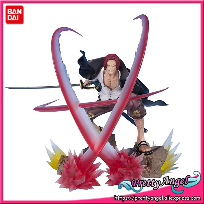 PrettyAngel-Подлинная Bandai Tamashii Наций Figuarts ZERO ONE PIECE Shanks-Haoh Color Haki-коллекция фигурок |