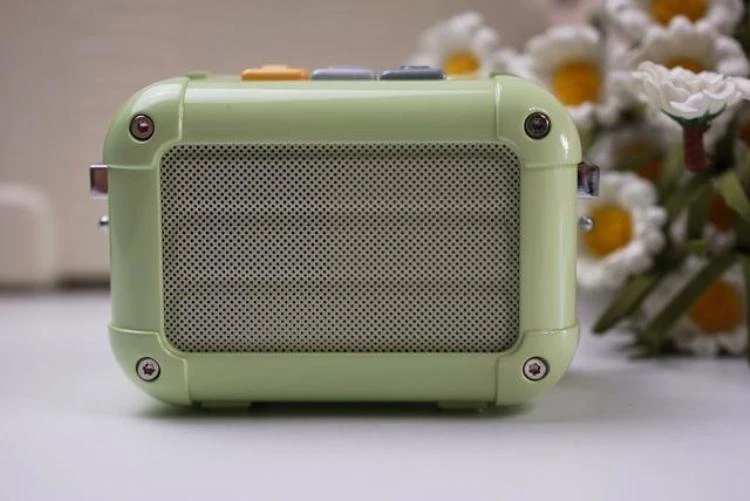 Отличный Divoom Macchiato Bluetooth беспроводной динамик маття зеленый металлический радио открытый портативный ручной музыкальный плеер сабвуфер