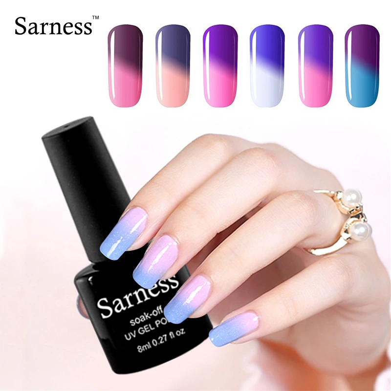 Гель лак для ногтей цветной УФ гель меняющие температуру цвета набор лаки|Гель