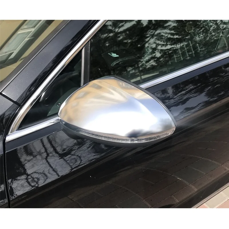 Для Volkswagen Passat Arteon B8 матовые хромированные боковой двери заднего вида Крыло зеркала Кепки Замена автомобильные аксессуары