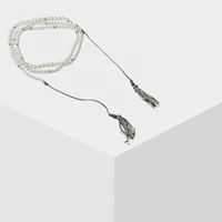 amorita boutique pearl tassel necklace