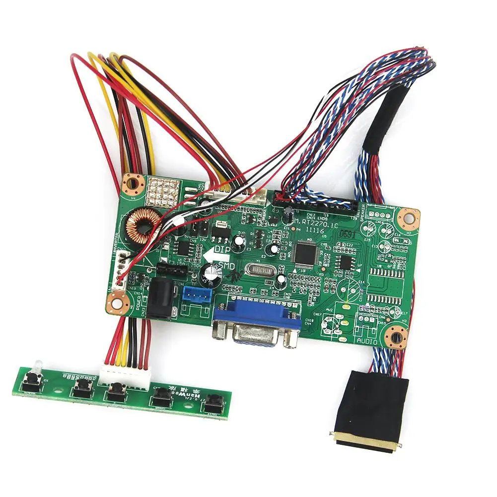 M. RT2270 LCD/LED плата драйвера контроллера (VGA) для B101EW05 V.3 PQ101WX01 1280x800 LVDS монитор