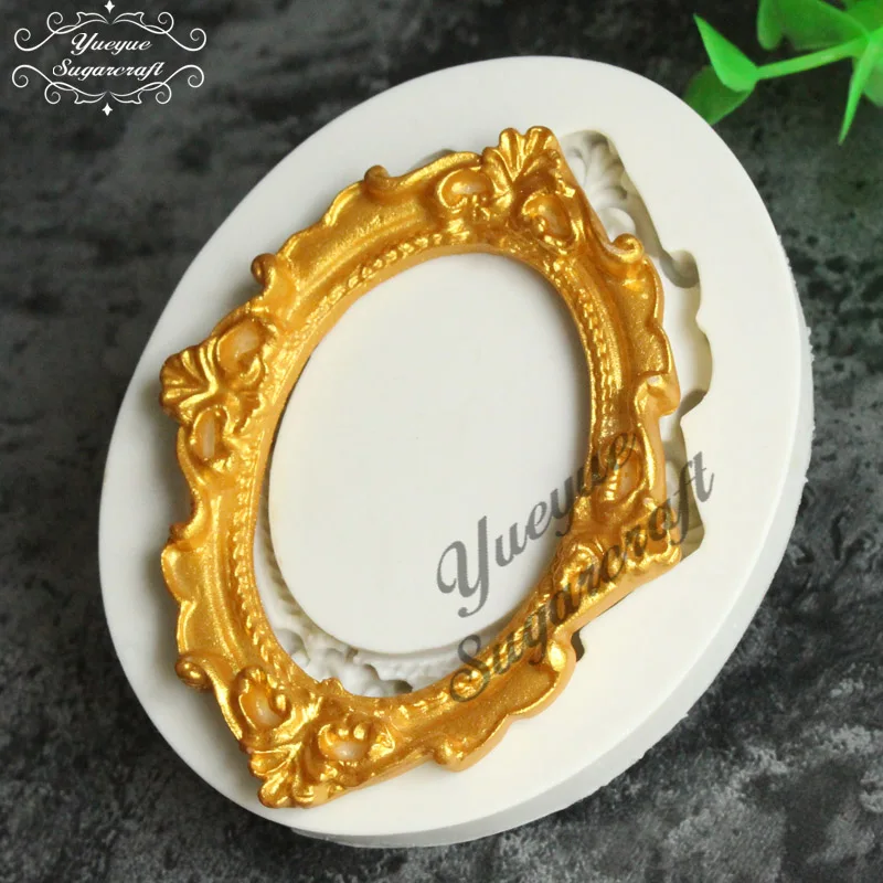 Yueyue Sugarcraft новейшая рамка силиконовая форма помадка кружевная форма для украшения торта инструменты форма для шоколадной мастики